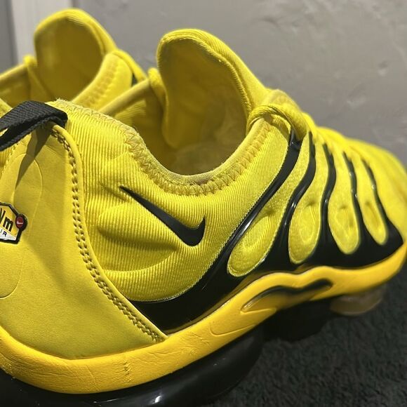 🐝🐝 NIKE Air VaporMax Plus 'Opti Yellow' Sneakers BUMBLEBEE Shoes Men Sz 10 - G - Picture 8 of 16